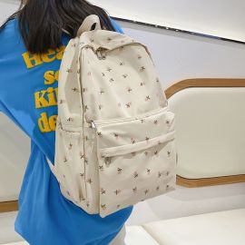 حقيبة مدرسية مناسبه للفتيات بنمط زهور