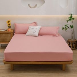 غطاء سرير موحد اللون 3 قطع