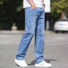 بنطال جينز واسع للرجال