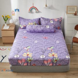 غطاء سرير نمط زهور جميلة 3 قطع